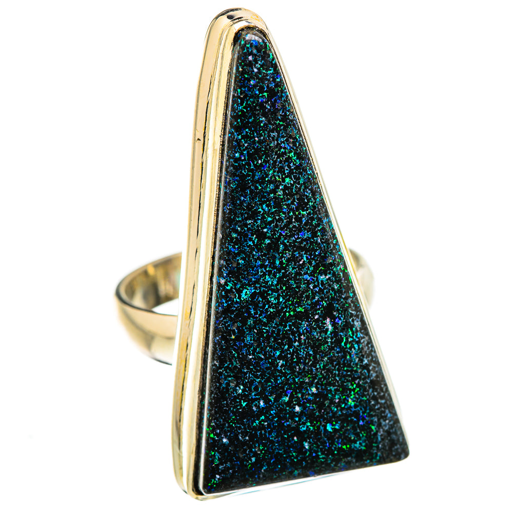 Andamooka Opal Rings handcrafted by Anasilvercos - RING129472 - Photo 2