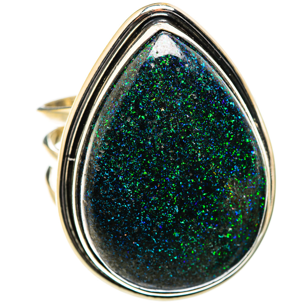 Andamooka Opal Rings handcrafted by Anasilvercos - RING129488 - Photo 2