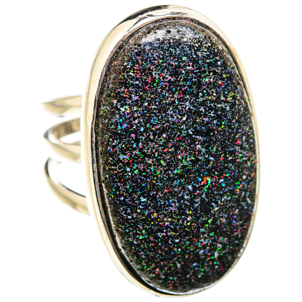 Andamooka Opal Rings handcrafted by Anasilvercos - RING129489 - Photo 2