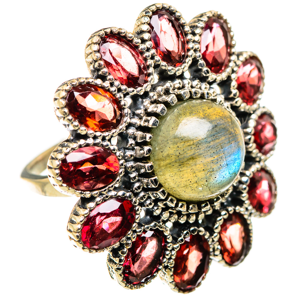 Labradorite Rings handcrafted by Anasilvercos - RING129490 - Photo 2