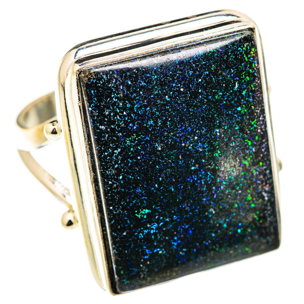 Andamooka Opal Rings handcrafted by Anasilvercos - RING129491 - Photo 2