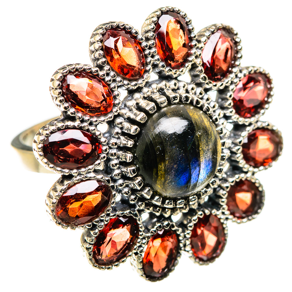 Labradorite Rings handcrafted by Anasilvercos - RING129503 - Photo 2