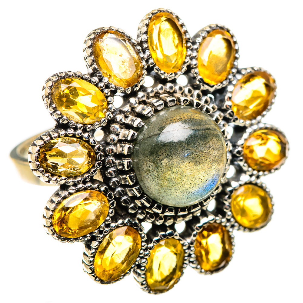 Labradorite Rings handcrafted by Anasilvercos - RING129504 - Photo 2