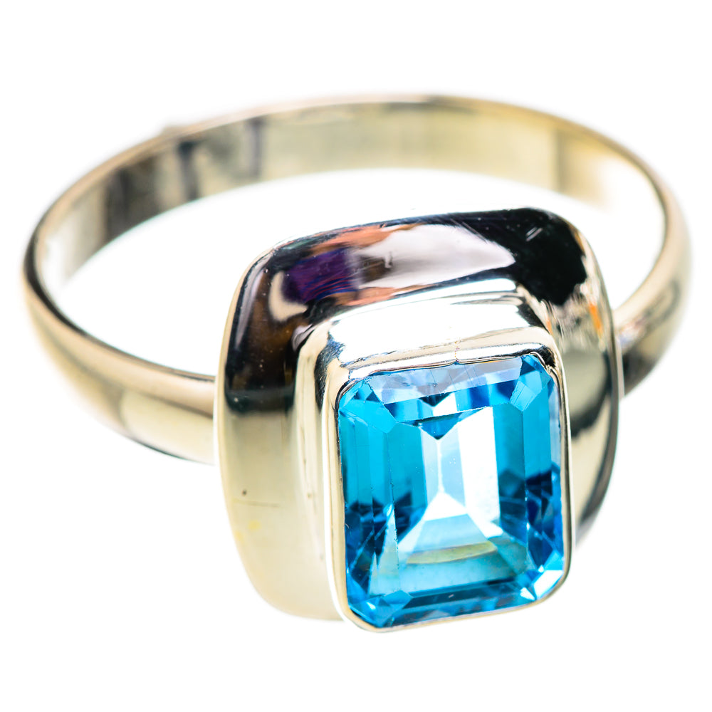Blue Topaz Rings handcrafted by Anasilvercos - RING129512 - Photo 2