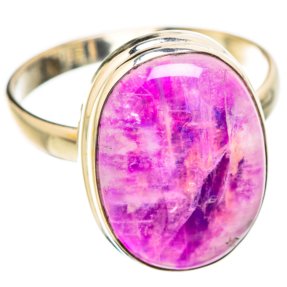 Pink Moonstone Rings handcrafted by Anasilvercos - RING129522 - Photo 2