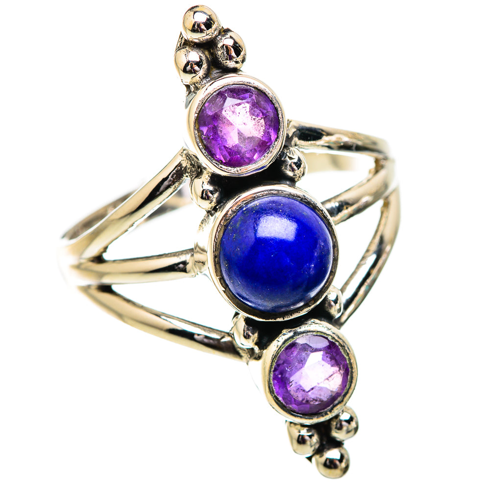 Lapis Lazuli Rings handcrafted by Anasilvercos - RING129532 - Photo 2
