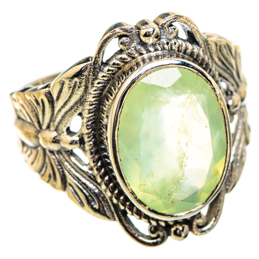 Prehnite Rings handcrafted by Anasilvercos - RING129540 - Photo 2
