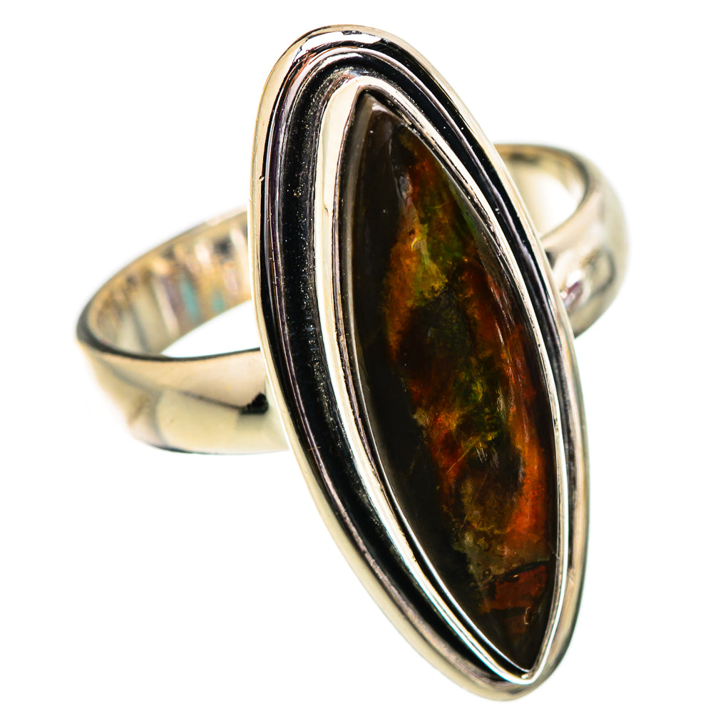 Ammolite Rings handcrafted by Anasilvercos - RING129548 - Photo 2