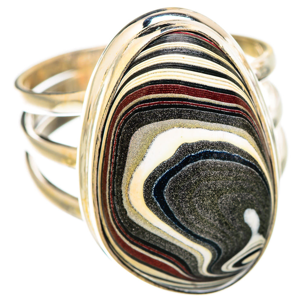 Fordite Rings handcrafted by Anasilvercos - RING129556 - Photo 2