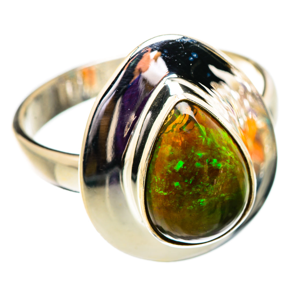 Aura Opal Rings handcrafted by Anasilvercos - RING129558 - Photo 2