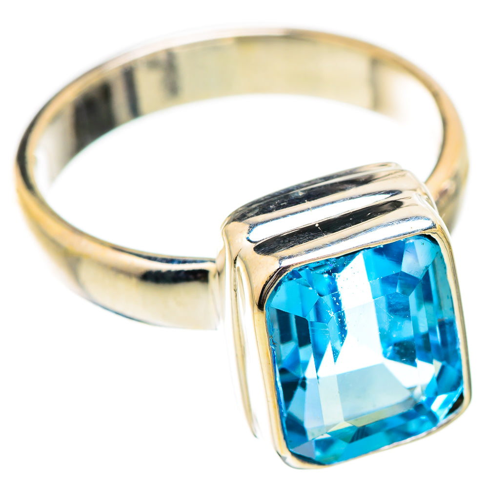 Blue Topaz Rings handcrafted by Anasilvercos - RING129563 - Photo 2