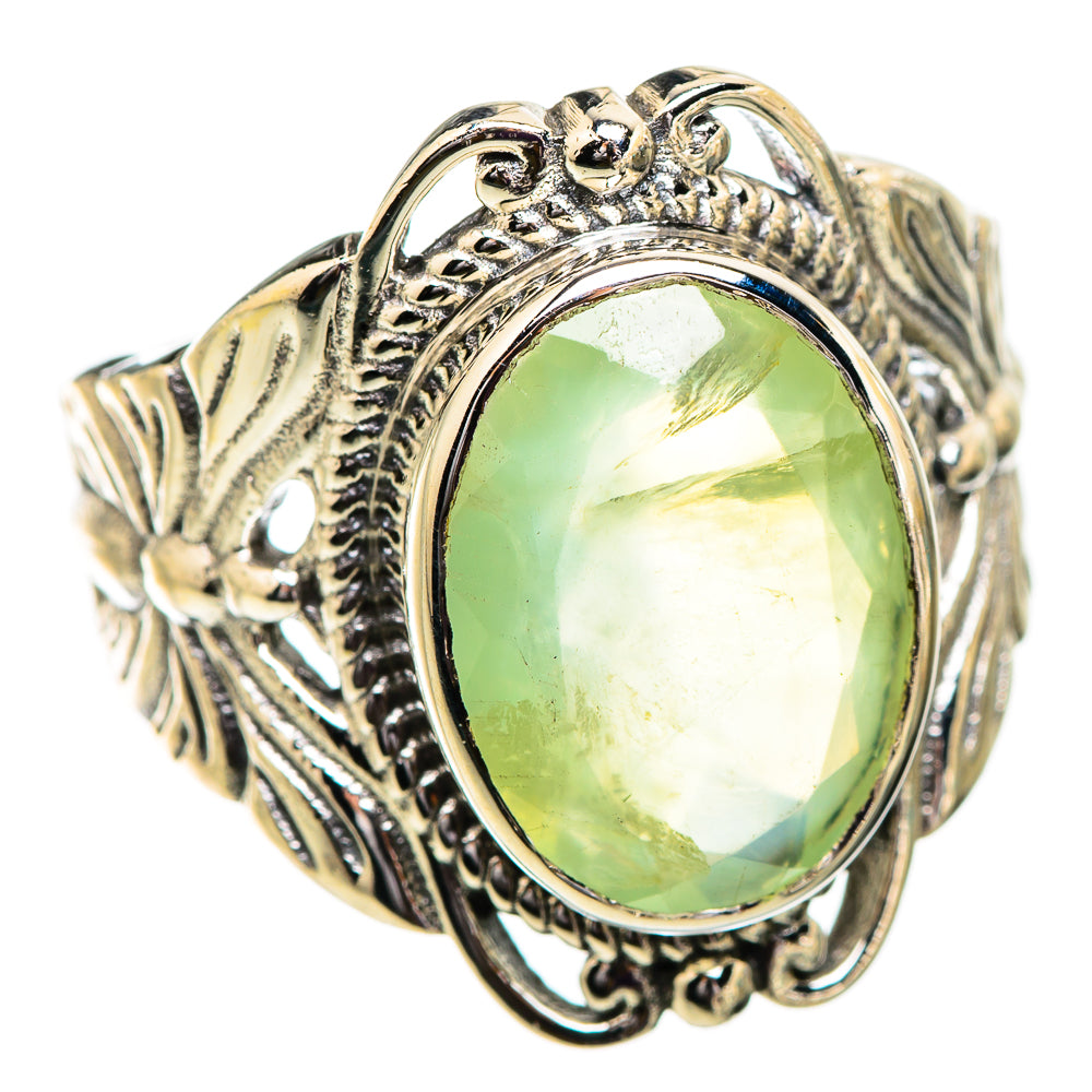 Prehnite Rings handcrafted by Anasilvercos - RING129565 - Photo 2