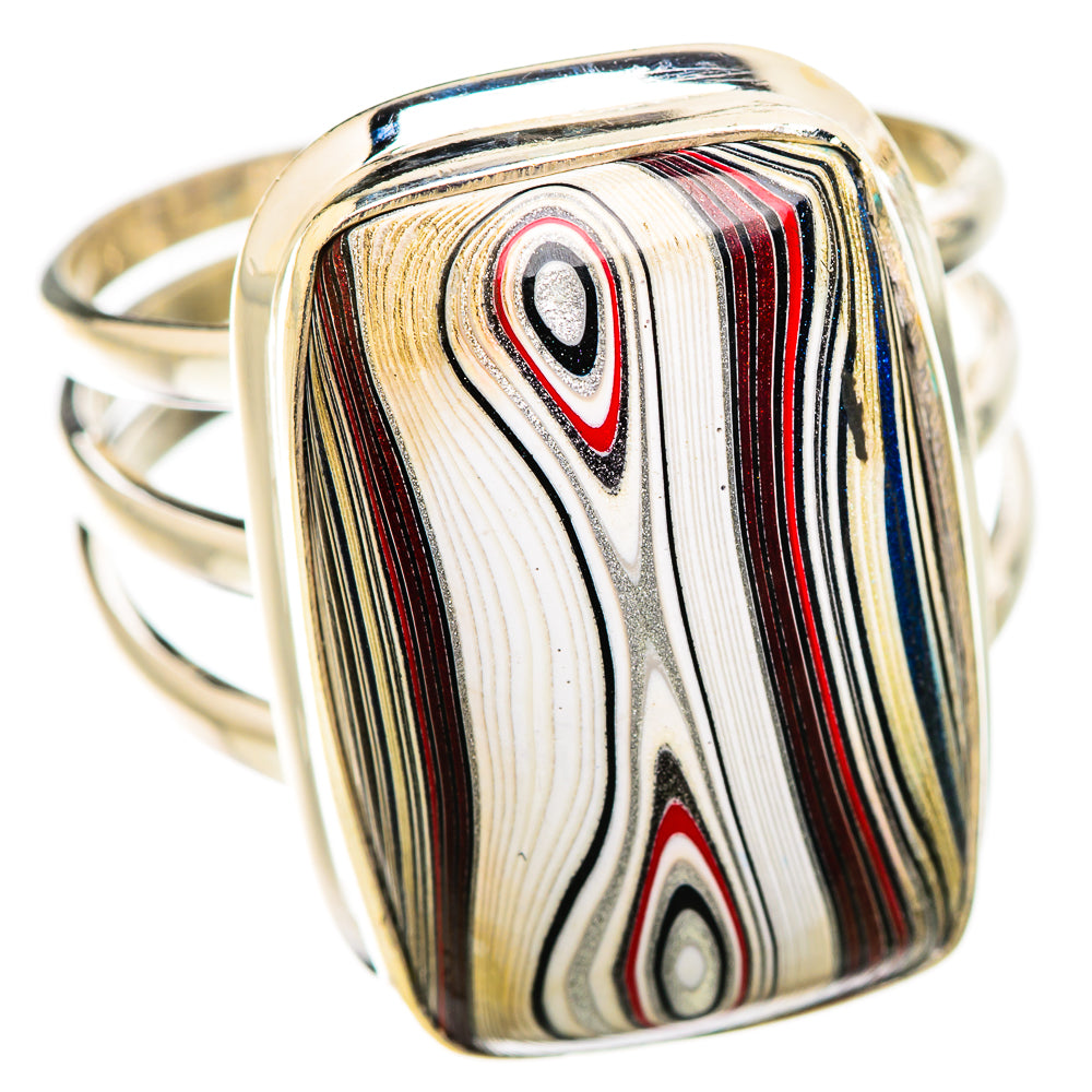 Fordite Rings handcrafted by Anasilvercos - RING129571 - Photo 2