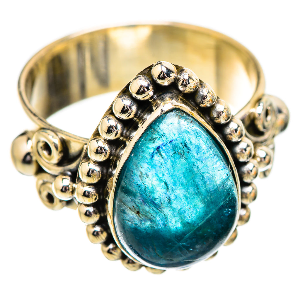 Blue Fluorite Rings handcrafted by Anasilvercos - RING129585 - Photo 2