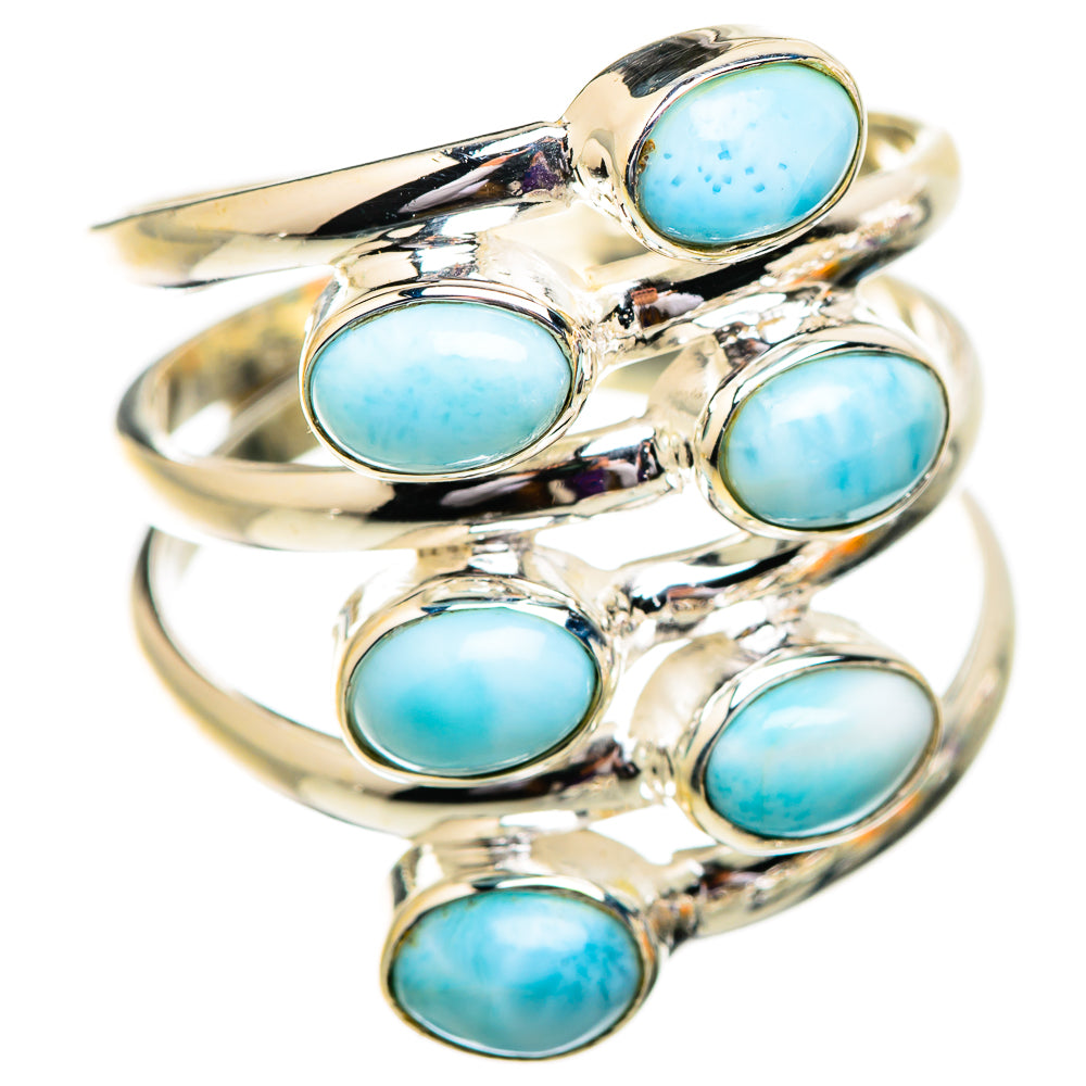 Larimar Rings handcrafted by Anasilvercos - RING129587 - Photo 2