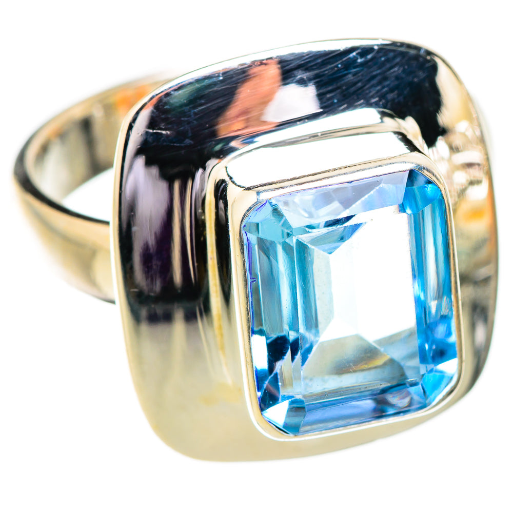 Blue Topaz Rings handcrafted by Anasilvercos - RING129588 - Photo 2