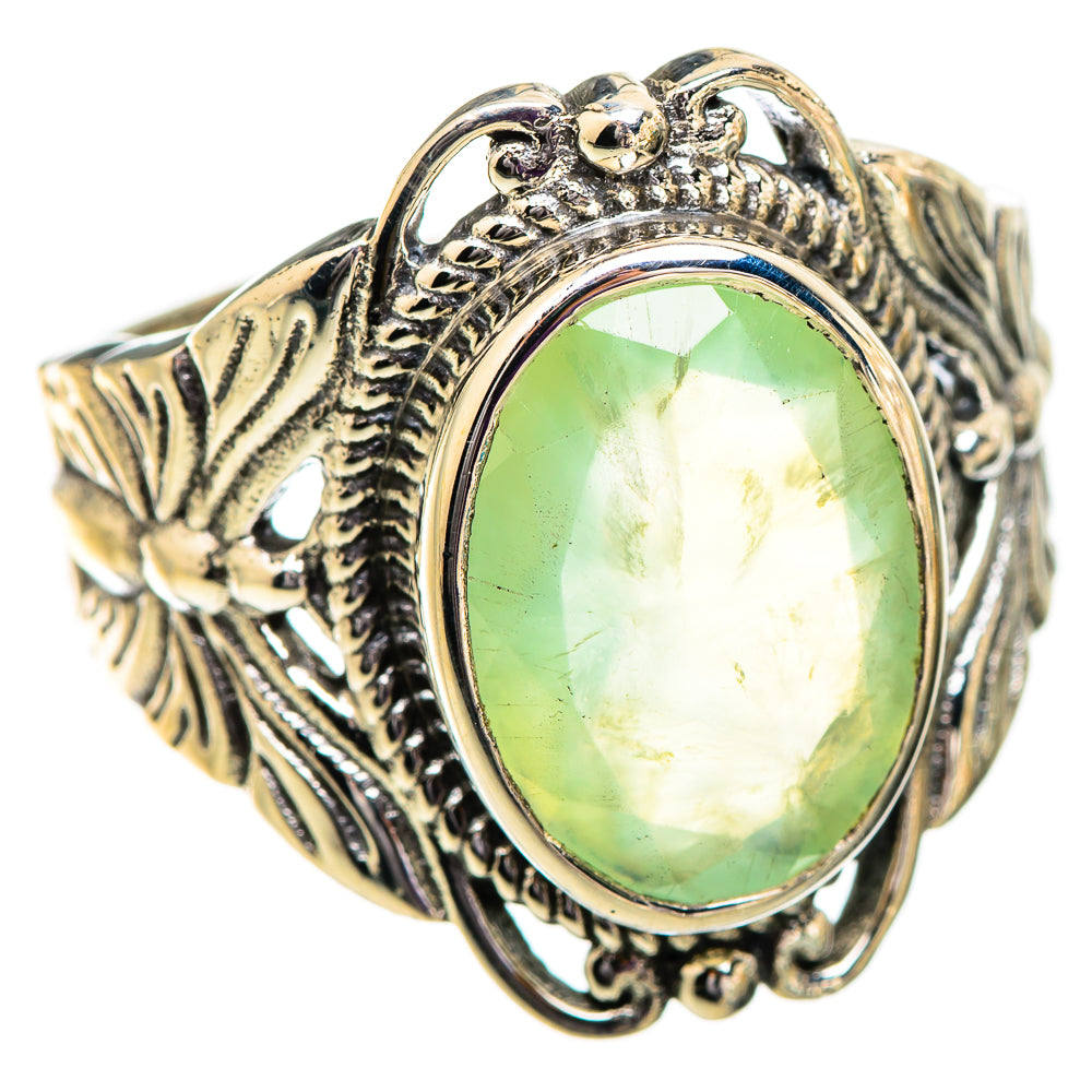 Prehnite Rings handcrafted by Anasilvercos - RING129612 - Photo 2