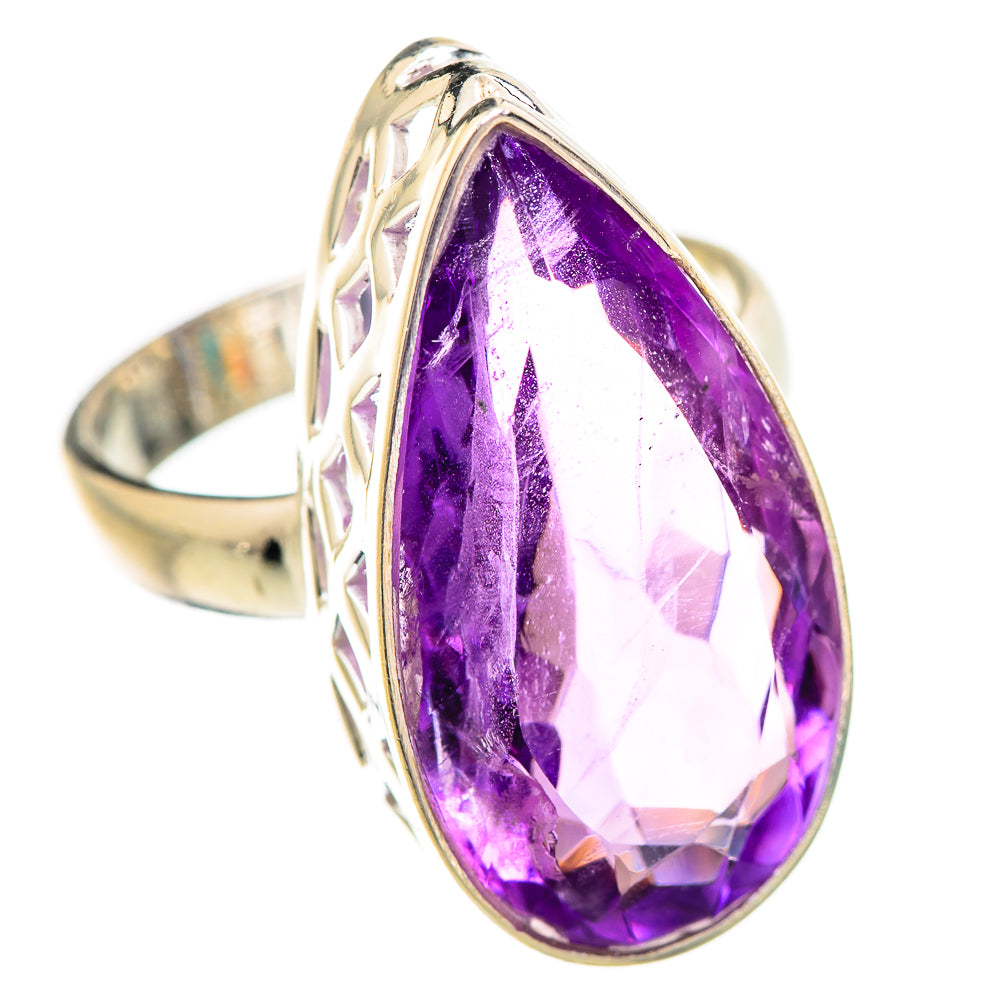 Amethyst Rings handcrafted by Anasilvercos - RING129619 - Photo 2