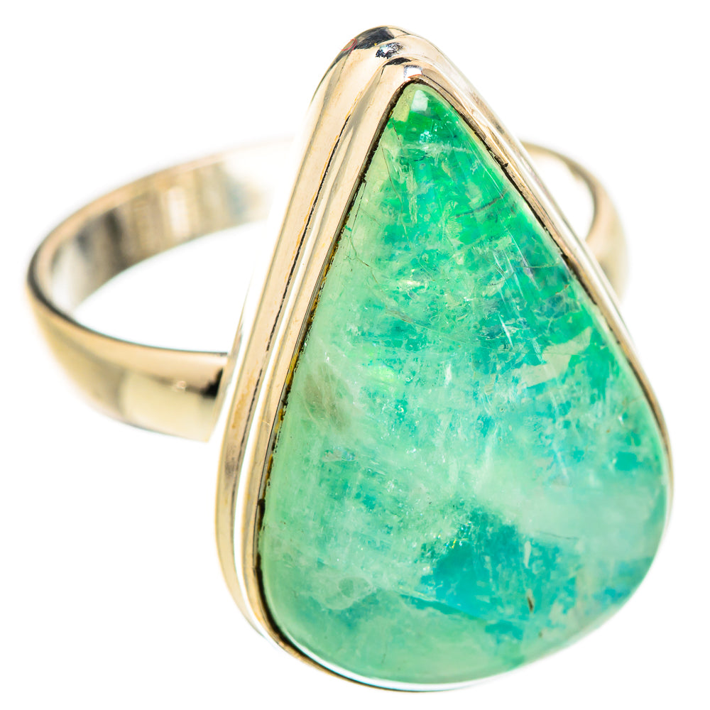 Green Moonstone Rings handcrafted by Anasilvercos - RING129632 - Photo 2