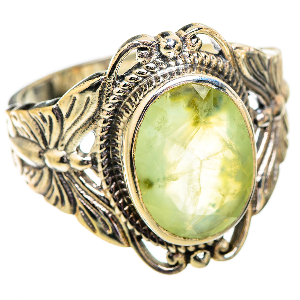 Prehnite Rings handcrafted by Anasilvercos - RING129658 - Photo 2