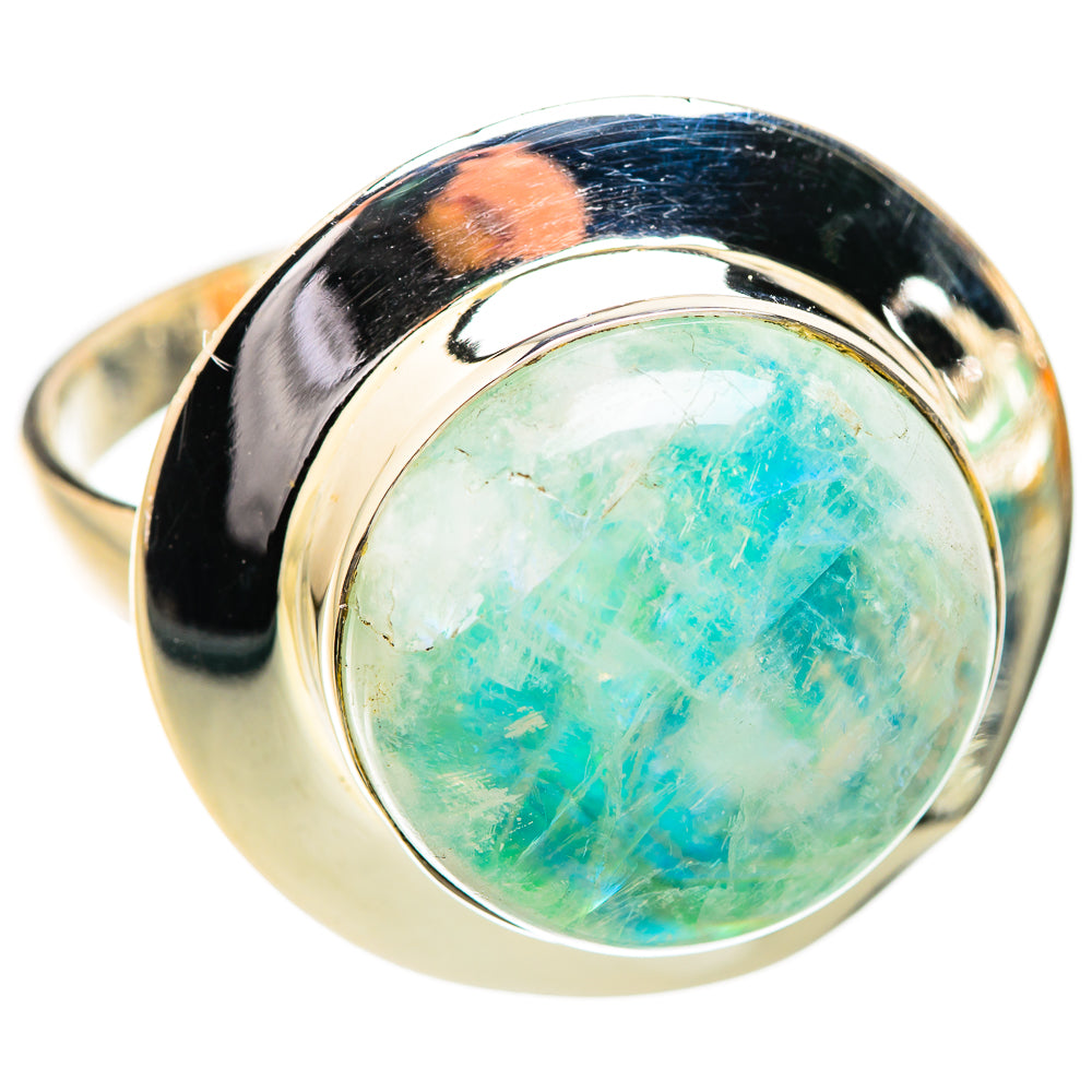 Green Moonstone Rings handcrafted by Anasilvercos - RING129686 - Photo 2