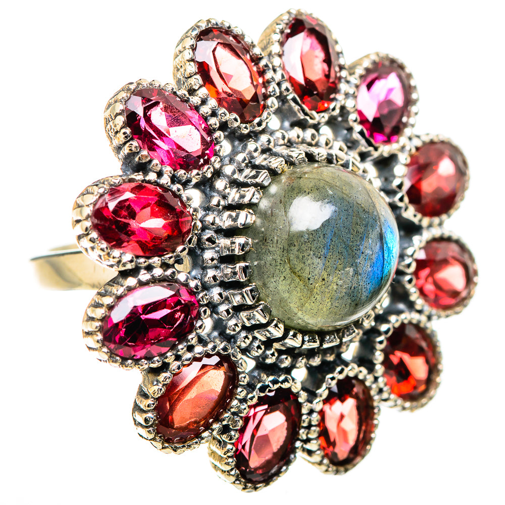 Labradorite Rings handcrafted by Anasilvercos - RING129700 - Photo 2