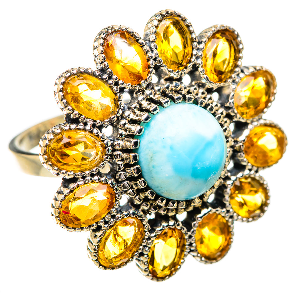 Larimar Rings handcrafted by Anasilvercos - RING129701 - Photo 2