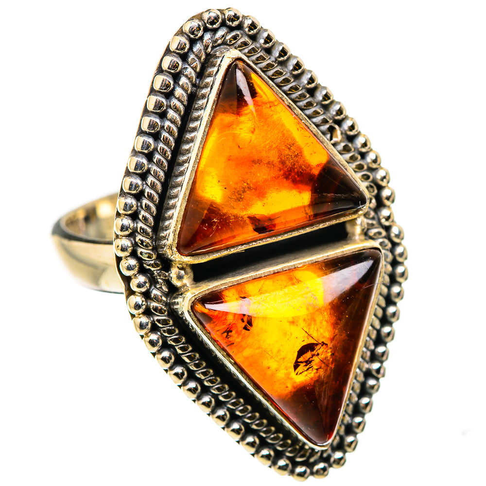 Baltic Amber Rings handcrafted by Anasilvercos - RING129719 - Photo 2