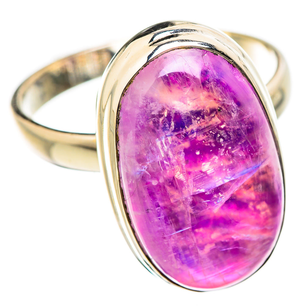 Pink Moonstone Rings handcrafted by Anasilvercos - RING129720 - Photo 2