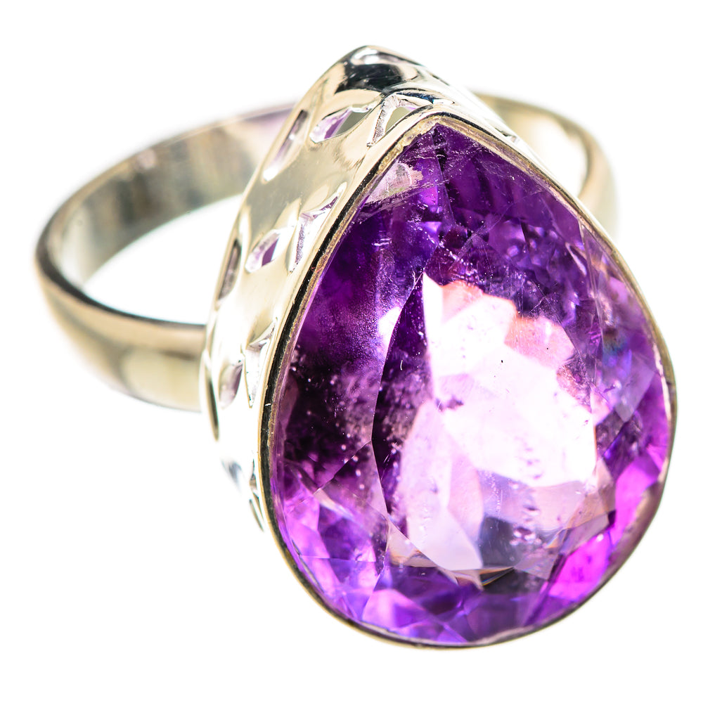 Amethyst Rings handcrafted by Anasilvercos - RING129723 - Photo 2