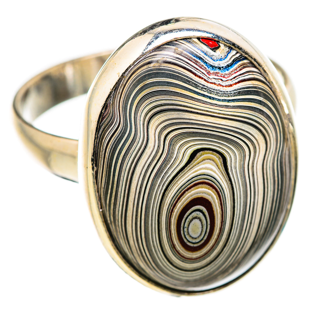 Fordite Rings handcrafted by Anasilvercos - RING129726 - Photo 2