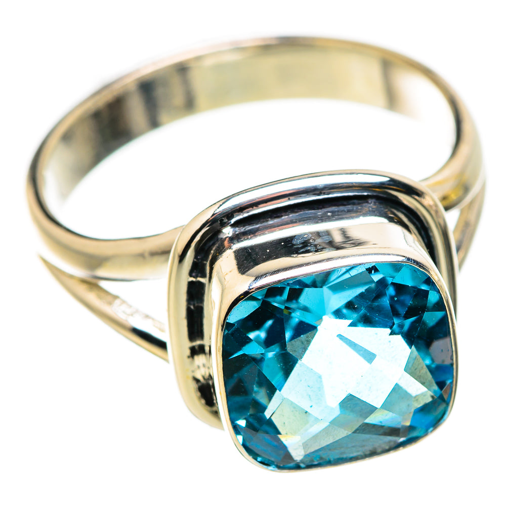 Blue Topaz Rings handcrafted by Anasilvercos - RING129738 - Photo 2