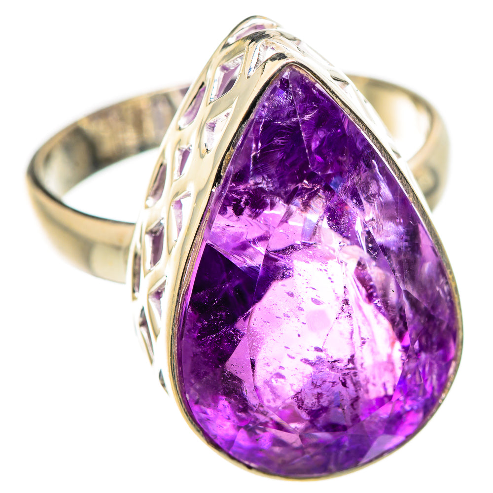 Amethyst Rings handcrafted by Anasilvercos - RING129746 - Photo 2