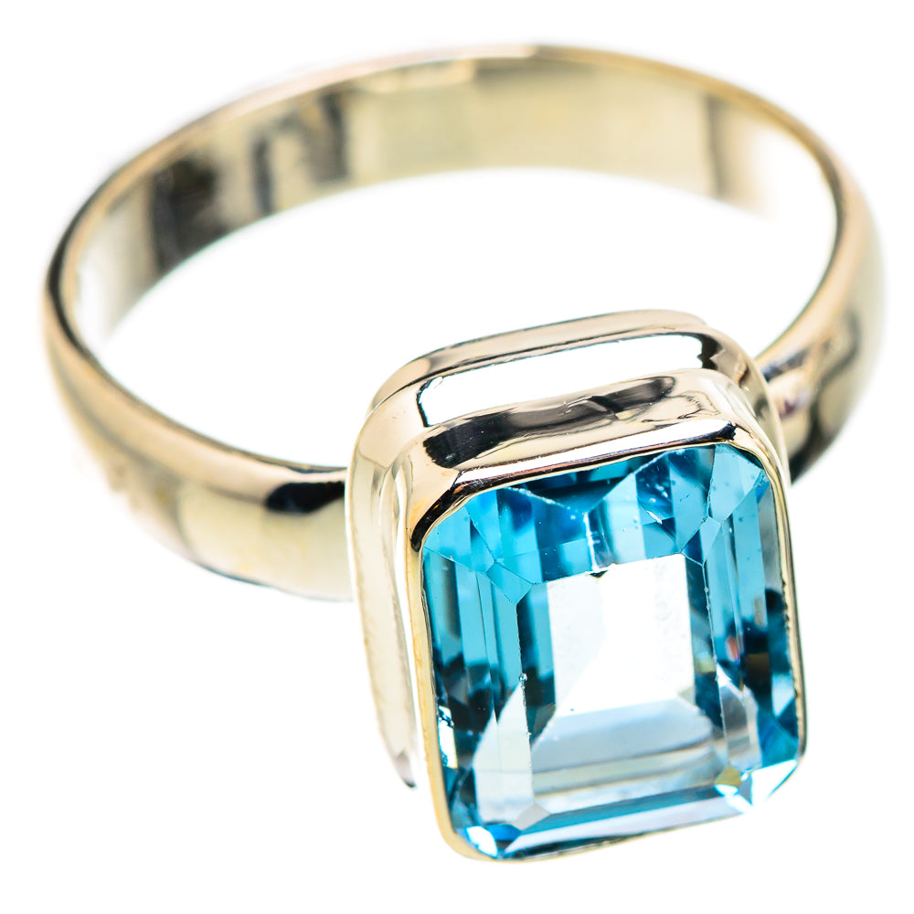 Blue Topaz Rings handcrafted by Anasilvercos - RING129781 - Photo 2