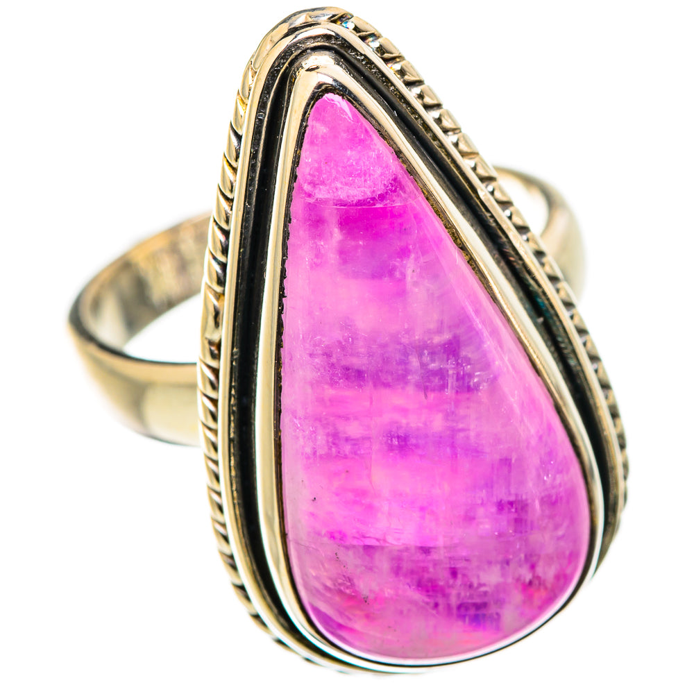 Pink Moonstone Rings handcrafted by Anasilvercos - RING129791 - Photo 2