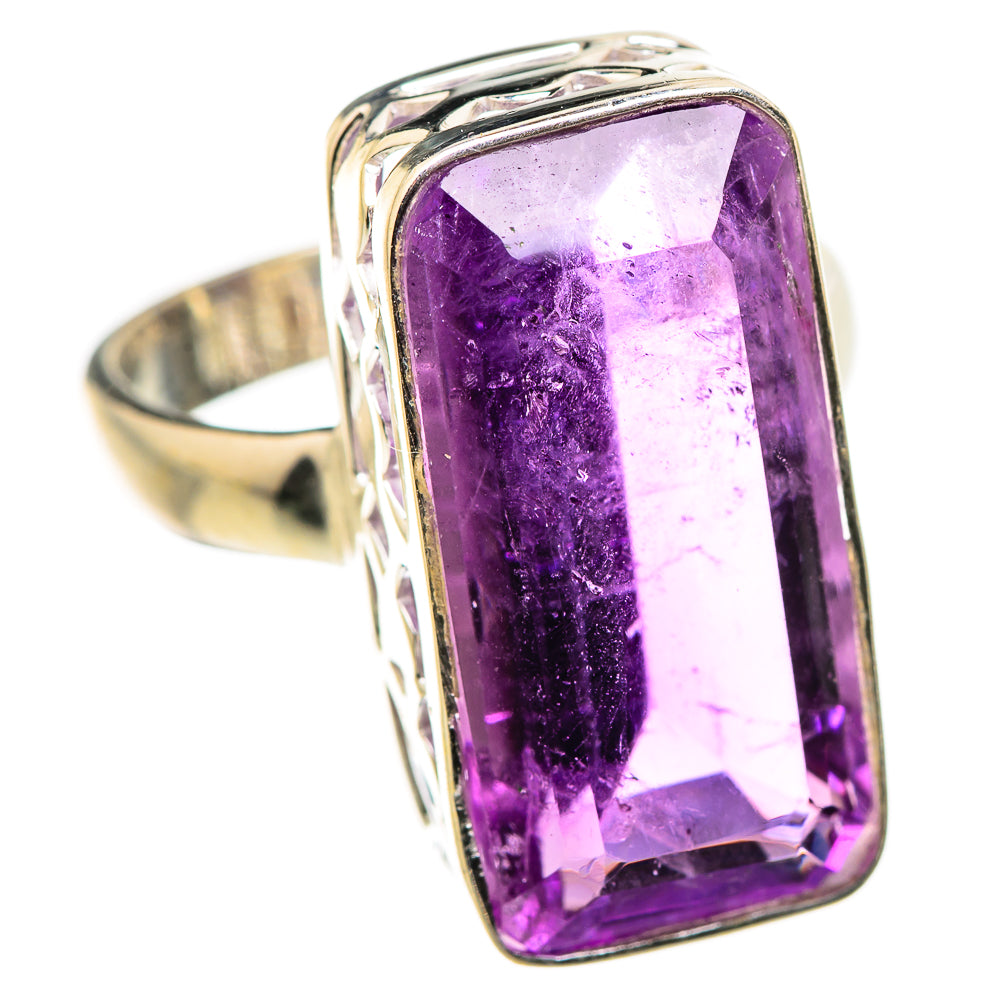 Amethyst Rings handcrafted by Anasilvercos - RING129792 - Photo 2