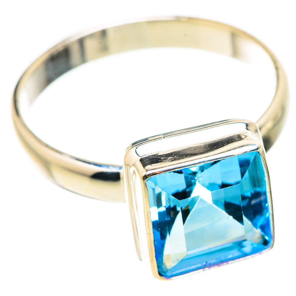 Blue Topaz Rings handcrafted by Anasilvercos - RING129807 - Photo 2