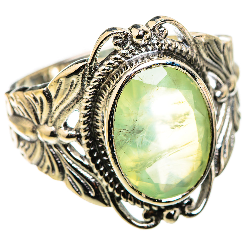 Prehnite Rings handcrafted by Anasilvercos - RING129812 - Photo 2