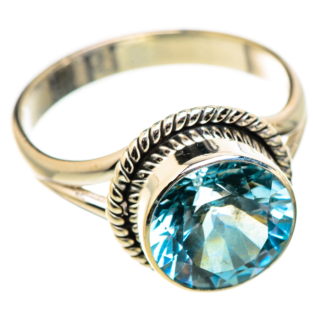 Blue Topaz Rings handcrafted by Anasilvercos - RING129832 - Photo 2