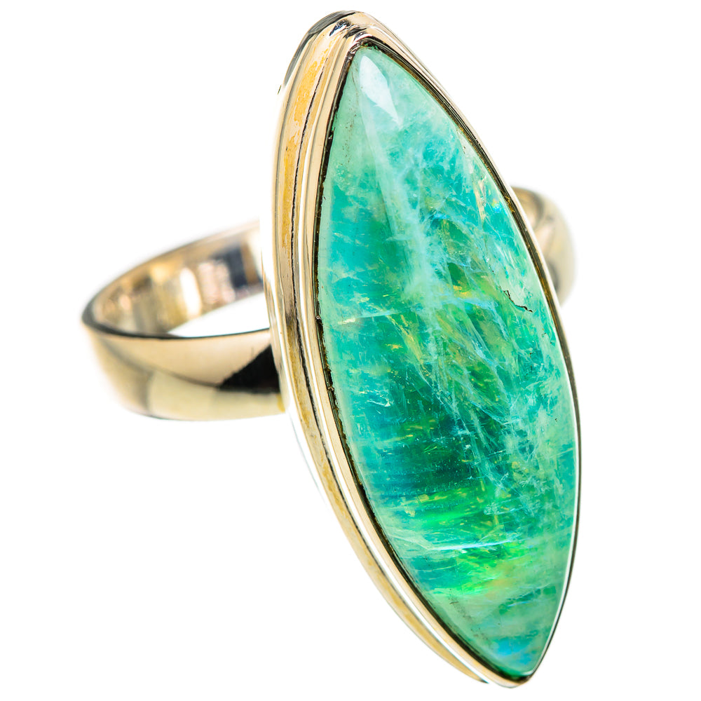 Green Moonstone Rings handcrafted by Anasilvercos - RING129835 - Photo 2