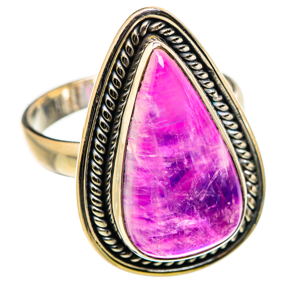 Pink Moonstone Rings handcrafted by Anasilvercos - RING129839 - Photo 2
