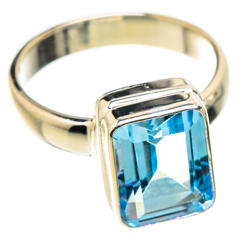 Blue Topaz Rings handcrafted by Anasilvercos - RING129848 - Photo 2