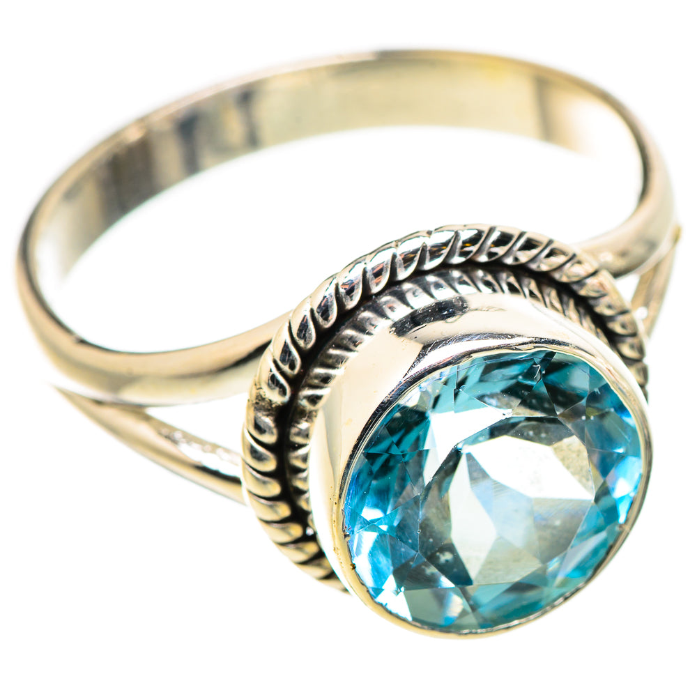 Blue Topaz Rings handcrafted by Anasilvercos - RING129850 - Photo 2