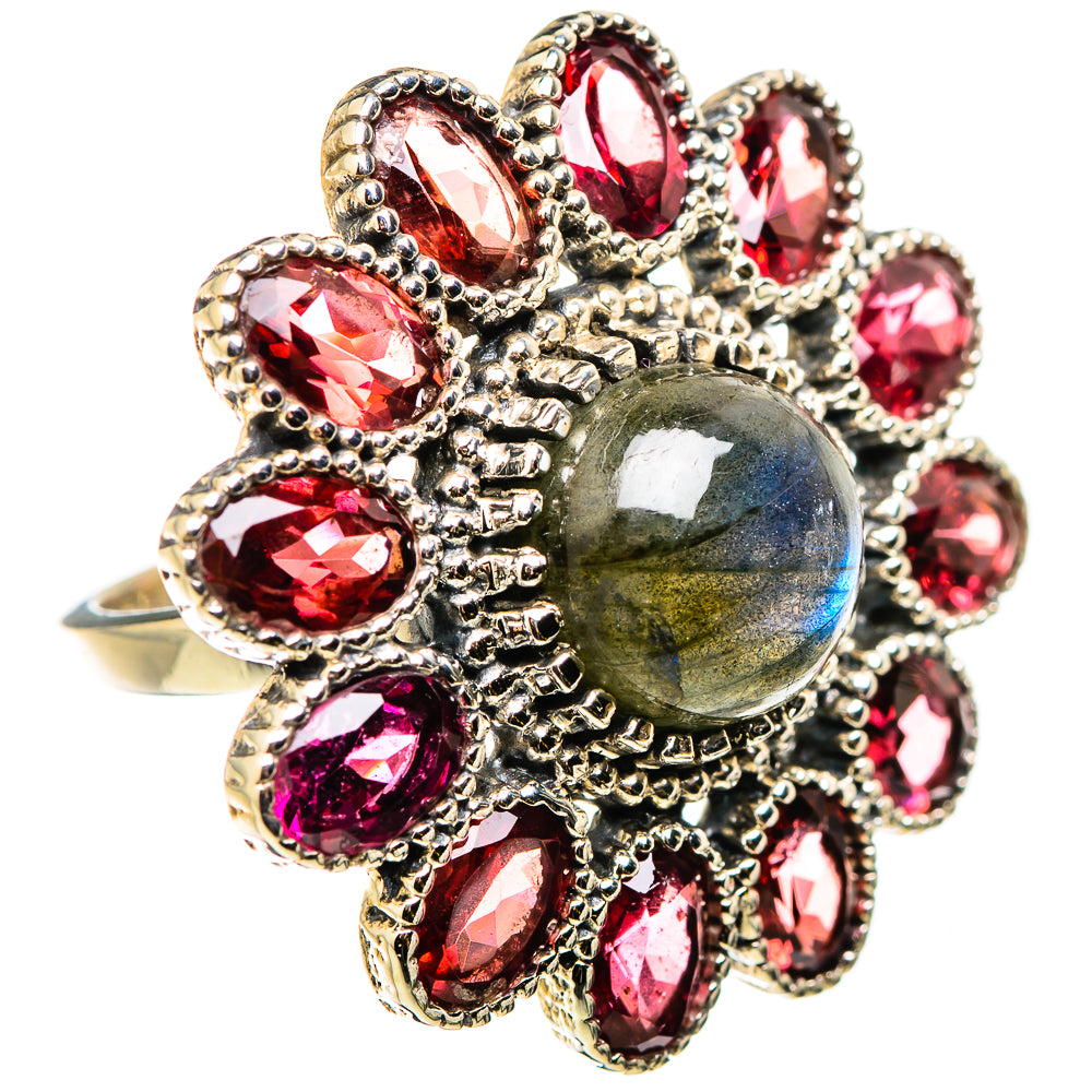 Labradorite Rings handcrafted by Anasilvercos - RING129872 - Photo 2