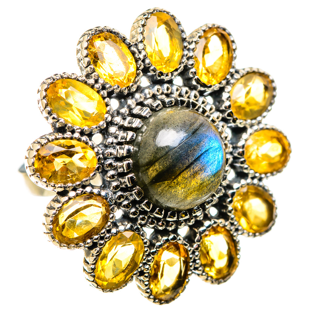 Labradorite Rings handcrafted by Anasilvercos - RING129894 - Photo 2