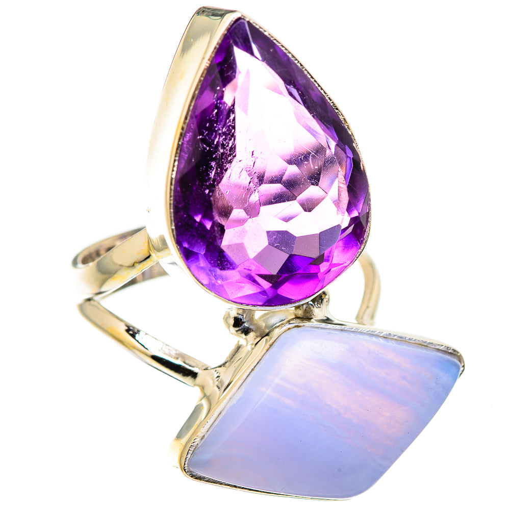 Amethyst Rings handcrafted by Anasilvercos - RING129910 - Photo 2