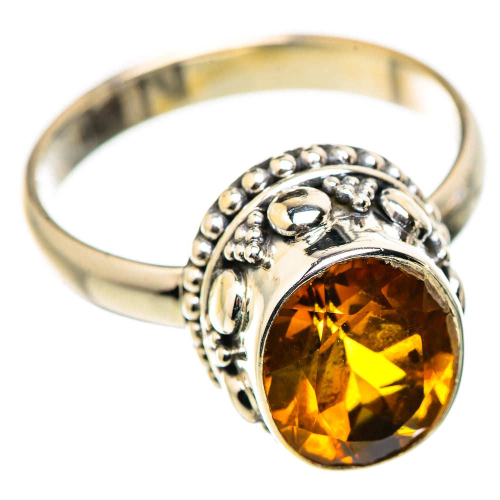 Mandarin Citrine Rings handcrafted by Anasilvercos - RING129928 - Photo 2