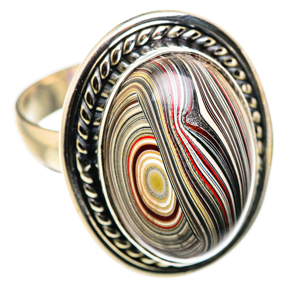 Fordite Rings handcrafted by Anasilvercos - RING129942 - Photo 2