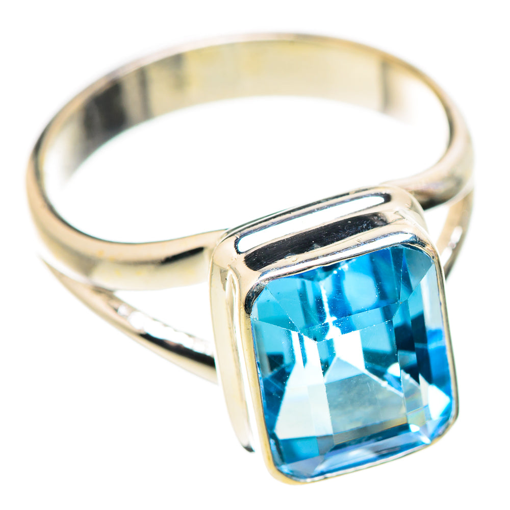 Blue Topaz Rings handcrafted by Anasilvercos - RING129950 - Photo 2
