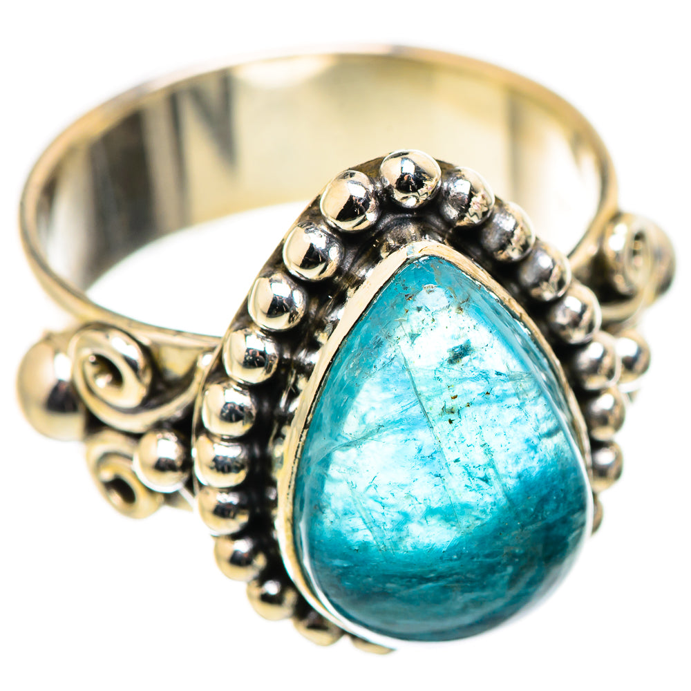 Blue Fluorite Rings handcrafted by Anasilvercos - RING129974 - Photo 2